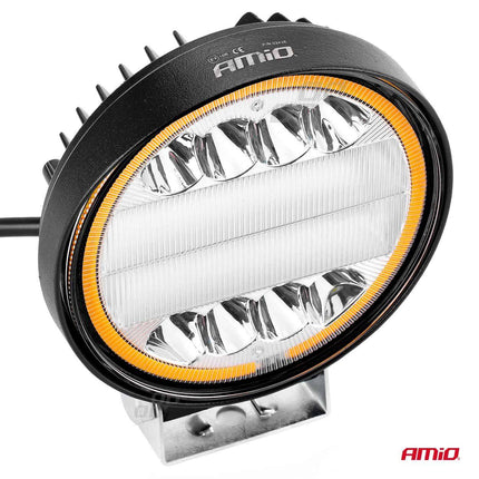 AMiO Krachtige Werklamp AWL14 42 LED COMBO (2 Functies) 9 - 36V Verstraler Spot Robuust Offroad - VCTparts.nl