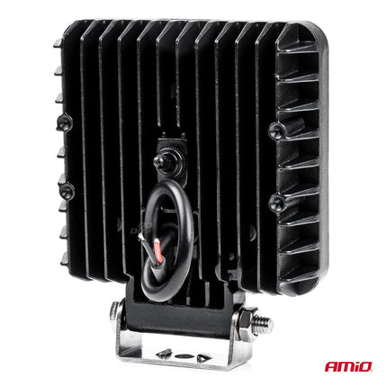 AMiO Krachtige Werklamp AWL34 30 LED FLOOD 9 - 36V met Schakelaar Verstraler Spot Robuust Offroad - VCTparts.nl