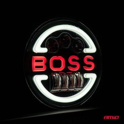 AMiO Krachtige Werklamp AWL56 BOSS Multifunctioneel 9 - 36V 55W Verstraler Spot Robuust Offroad - VCTparts.nl