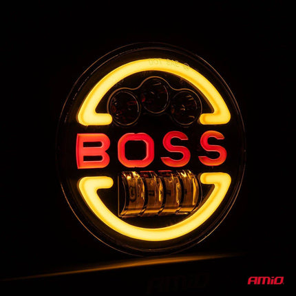 AMiO Krachtige Werklamp AWL56 BOSS Multifunctioneel 9 - 36V 55W Verstraler Spot Robuust Offroad - VCTparts.nl