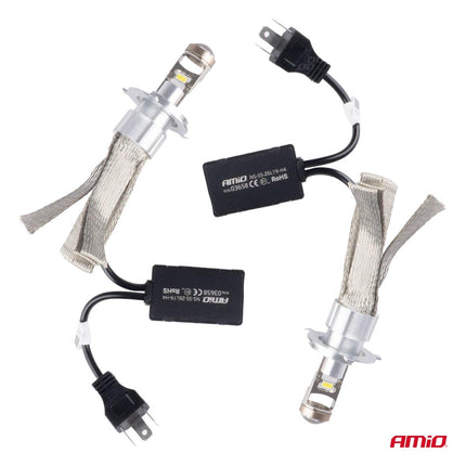 AMiO AMiO LED Autolampen FLEX+ serie H4 lens 12V 24V 6000K Canbus Dimlichten Wit AMiO 5
