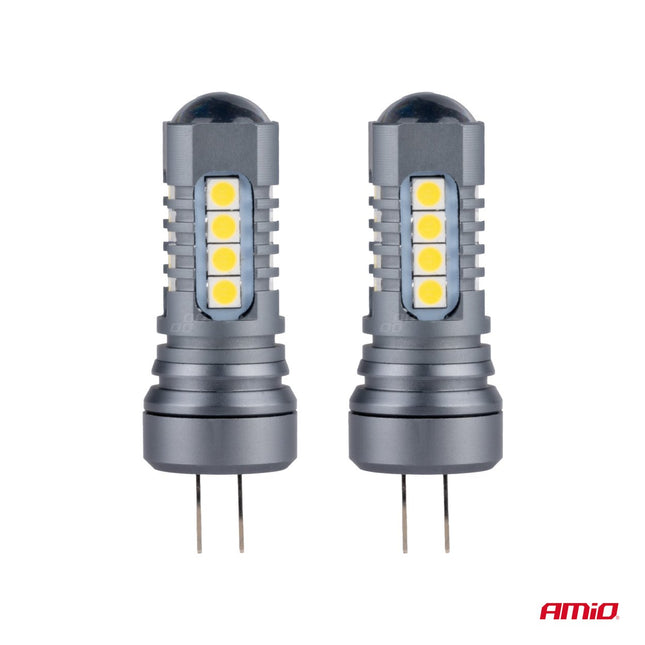 AMiO LED CANBUS 3030 18SMD HP24W Wit 12V/24V - VCTparts.nl