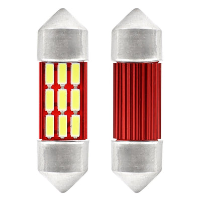 AMiO LED CANBUS 4014 12SMD Festoen C5W C10W C3W 31mm Wit 12V/24V