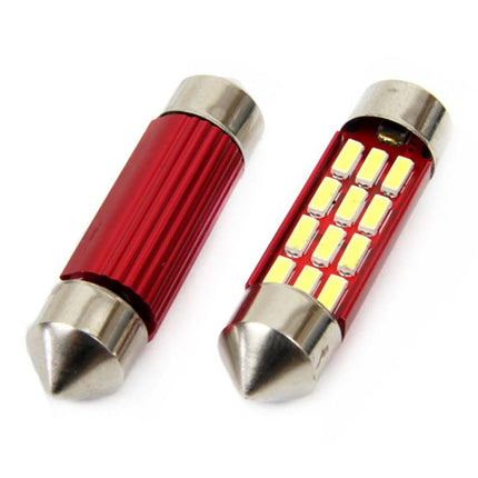 AMiO AMiO LED CANBUS 4014 12SMD Festoen C5W C10W C3W 36mm Wit 12V/24V AMiO 2