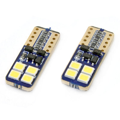 AMiO LED CANBUS 8SMD 2835 T10e (W5W) Wit 12V/24V