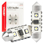 AMiO LED CANBUS lampen 12SMD Festoon C5W 3838 36mm Wit 12/24V - VCTparts.nl