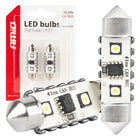 AMiO LED CANBUS lampen 12SMD Festoon C5W 3838 41mm Wit 12/24V - VCTparts.nl