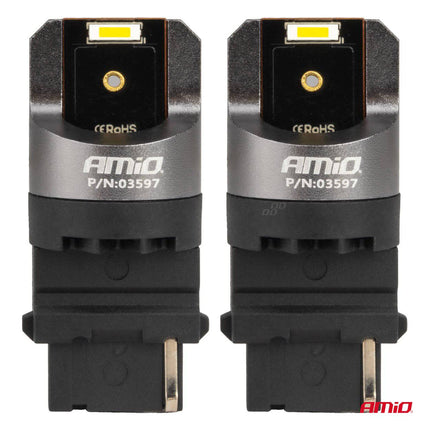 AMiO AMiO LED CANBUS PRO serie 3156 P27W 2x1860SMD Wit 12/24V FULL CANBUS AMiO 4