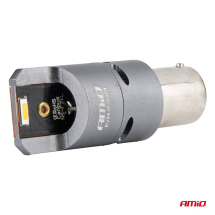 AMiO AMiO LED CANBUS PRO - serie BAU15S PY21W 2x1860 SMD Amber 12V 24V AMiO 4
