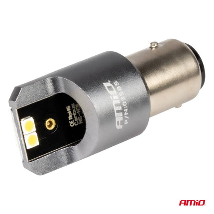 AMiO AMiO LED CANBUS PRO serie BAY15D P21/5W 4x3030 SMD Wit 12/24V AMiO 2