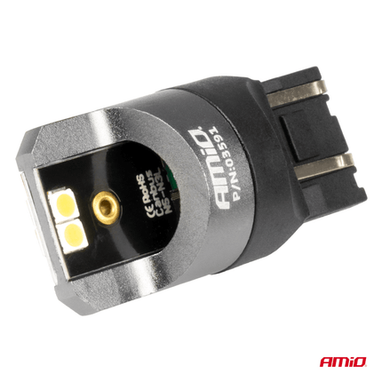 AMiO AMiO LED CANBUS PRO serie T20 7443 W21/5W 4x3030 SMD Wit 12/24V AMiO 2