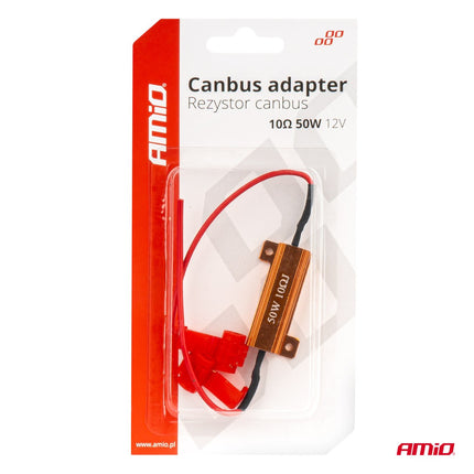 AMiO AMIO LED Canbus Weerstand 10 Ohm 50W - Voorkomt CANBUS Foutmeldingen Storing Oplossen AMiO 4