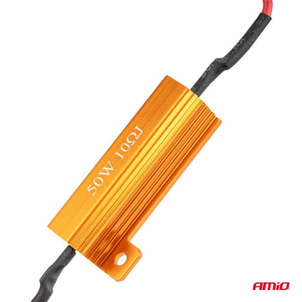 AMiO AMIO LED Canbus Weerstand 10 Ohm 50W - Voorkomt CANBUS Foutmeldingen Storing Oplossen AMiO 2