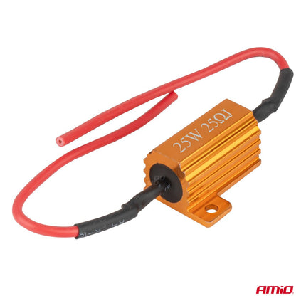 AMiO AMIO LED Canbus Weerstand 25 Ohm 25W - Voorkomt CANBUS Foutmeldingen Storing Oplossen AMiO 3