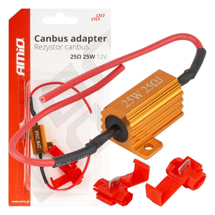 AMiO AMIO LED Canbus Weerstand 25 Ohm 25W - Voorkomt CANBUS Foutmeldingen Storing Oplossen AMiO 1