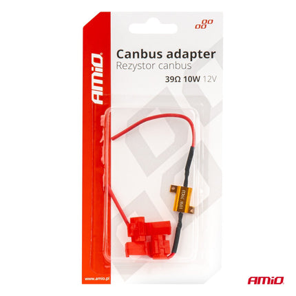 AMiO AMIO LED Canbus Weerstand 39 Ohm 10W - Voorkomt CANBUS Foutmeldingen Storing Oplossen AMiO 4