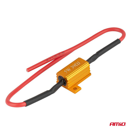 AMiO AMIO LED Canbus Weerstand 39 Ohm 5W - Voorkomt CANBUS Foutmeldingen Storing Oplossen AMiO 3