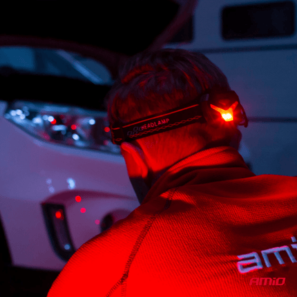 AMiO AMiO LED Hoofdlamp met Oplaadbare Batterij en 5 Lichtmodi – 6500K Wit Licht AMiO 8