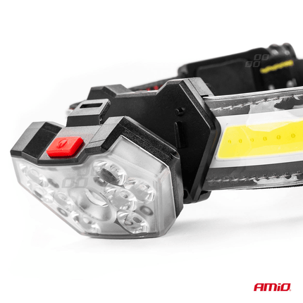 AMiO AMiO LED Hoofdlamp met Oplaadbare Batterij en 5 Lichtmodi – 6500K Wit Licht AMiO 4