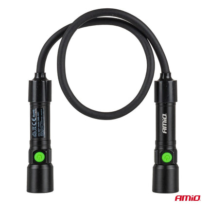 AMiO AMiO LED Inspectielamp 2xP50 1000mAh Halslamp met Flexibele Hals - Zoomfunctie en Oplaadbare Batterijen - Voor Werkplaats en Noodsituaties AMiO 4