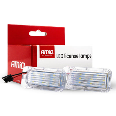 AMiO LED Kentekenverlichting CLP05 Ford Jaguar – Canbus Foutvrij – Plug en Play LED Set van 2 Nummerplaatverlichting Lampen