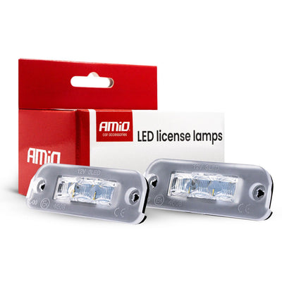 AMiO LED Kentekenverlichting CLP10 MERCEDES-BENZ – Set van 2 Nummerplaatverlichting Lampen voor ML, GL en R