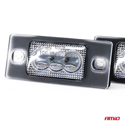 AMiO AMiO LED Kentekenverlichting CLP11 HP PORSCHE en VAG – Set van 2 - High Power LED - Nummerplaatverlichting Lampen voor VW, Skoda en Porsche AMiO 4
