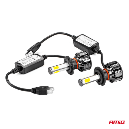AMiO AMiO LED Koplampen COBserie H7 Dimlichten Wit 3