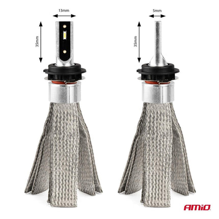 AMiO LED Koplampen FLEX+ Serie H7 - 1 canbus 6000K 12 - 24V Dimlichten Wit - VCTparts.nl