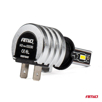 AMiO LED Koplampen H - mini - serie H3 Dimlichten Wit - VCTparts.nl