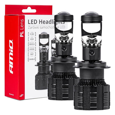 AMiO LED Koplampen H7/H18 PL-lensserie Dimlichten Wit