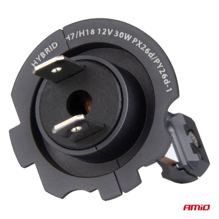 AMiO LED Koplampen Hybrid series H7 (H18) Wit 6000K - 5600LM Canbus 60W - VCTparts.nl