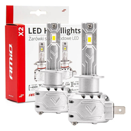 AMiO AMiO LED Koplampen X2 - serie H1 Dimlichten Wit AMiO 1