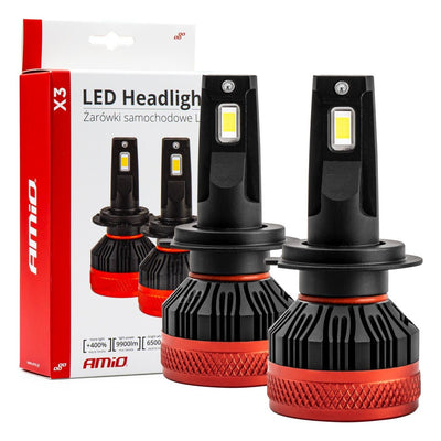 AMiO LED Koplampen X3serie H7/H18 Dimlichten Wit