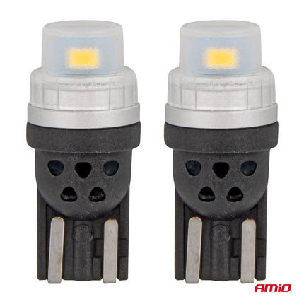 AMiO AMiO LED - lampen 360 Pure Light Serie STANDAARD T10 W5W 2x3020 SMD Wit 12V/24V AMiO 4