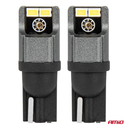 AMiO LED - lampen CANBUS 2016 3020 4SMD T10 W5W W10W 12V/24V - VCTparts.nl