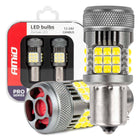 AMiO AMiO LED - LAMPEN CANBUS PRO - serie 1156 BA15S P21W R10W R5W 36x3030 SMD VENTILATOR Wit 12V/24V AMiO 2