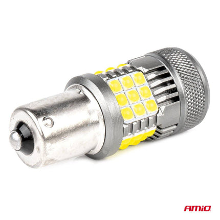 AMiO AMiO LED - LAMPEN CANBUS PRO - serie 1156 BA15S P21W R10W R5W 36x3030 SMD VENTILATOR Wit 12V/24V AMiO 4