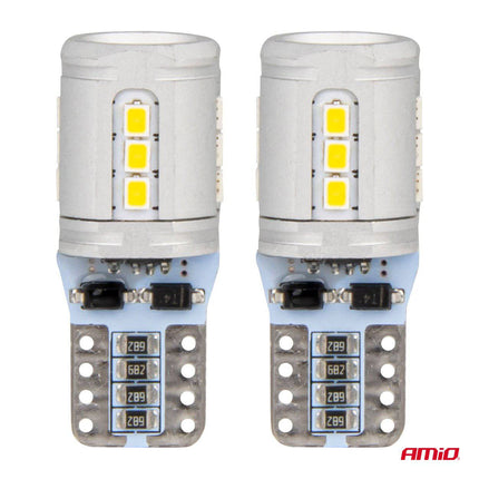 AMiO AMiO LED - lampen CANBUS T10e W5W 15x2016 SMD Wit 12V/24V AMiO 4