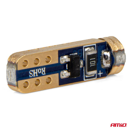 AMiO LED - LAMPEN STANDAARD Groen T5 12V 3030 1LED HP - VCTparts.nl