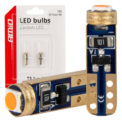 AMiO LED-LAMPEN STANDAARD Rood T5 12V 3030 1LED HP