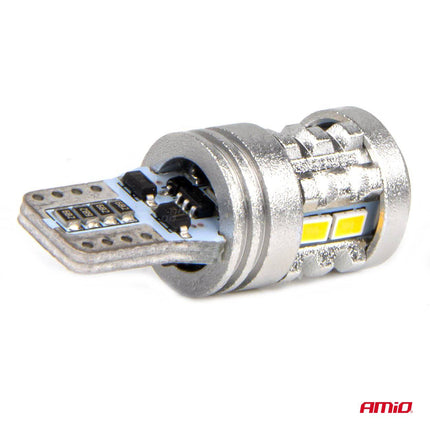 AMiO AMiO LED - lampen STANDAARD T10 W5W 6x3020 + 1x3030 SMD Wit 12V/24V AMiO 5