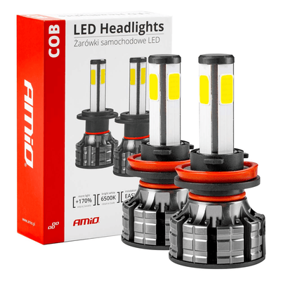 AMiO LED Mistlichten COB-serie H8/H9/H11 Wit