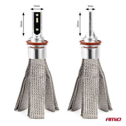 AMiO AMiO LED Mistlichten FLEX+ Serie H8 H9 H11 H16 canbus 6000K 12 - 24V Wit AMiO 3