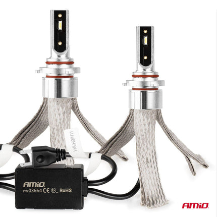 AMiO AMiO LED Mistlichten FLEX+ Serie HB3 9005/HIR1 9011/H10 canbus 6000K 12 - 24V Wit AMiO 3