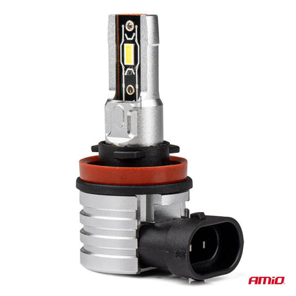 AMiO LED Mistlichten H - mini - serie H8/H9/H11/H16 Wit - VCTparts.nl