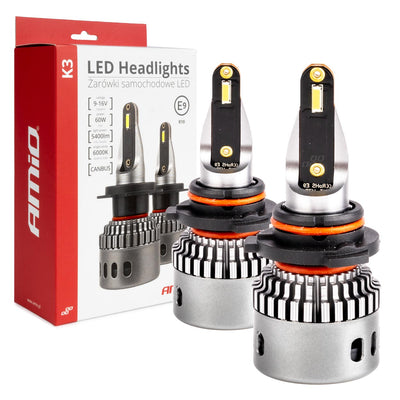 AMiO LED Mistlichten K3-serie HB3/HIR1 9011/H10 – 6000K Wit 12V CANBUS
