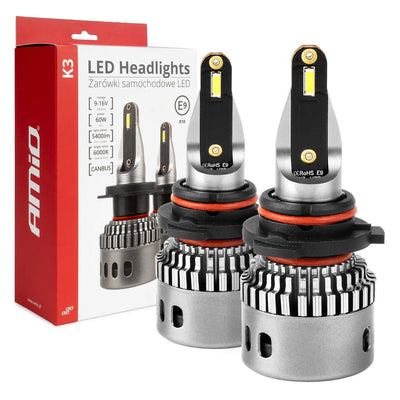 AMiO LED Mistlichten K3-serie HB4 9006 – 6000K Wit 12V CANBUS