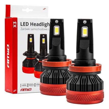 AMiO AMiO LED Mistlichten X3 - serie H8/H9/H11/H16 Wit AMiO 1