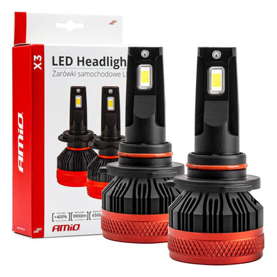 AMiO LED Mistlichten X3serie HB3 9005/HIR1 9011/H10 Wit